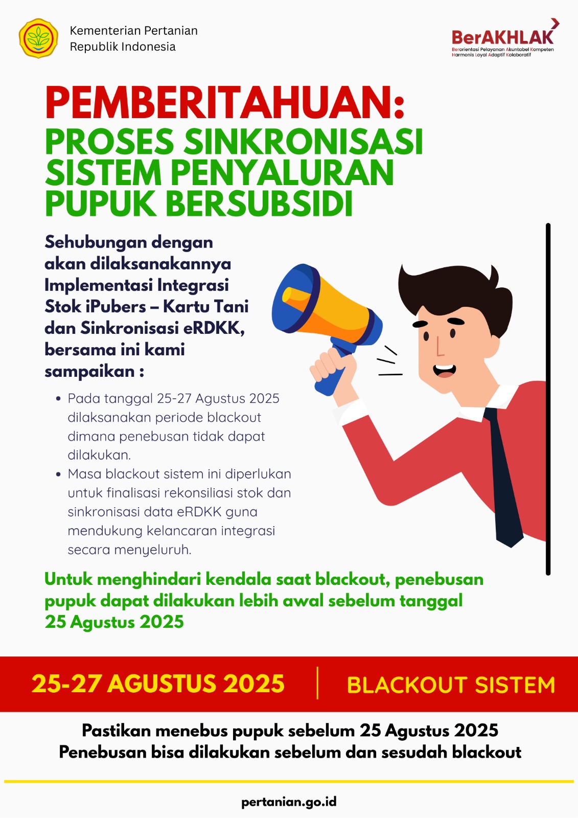 Batas Waktu Menebus Pupuk Bersubsidi